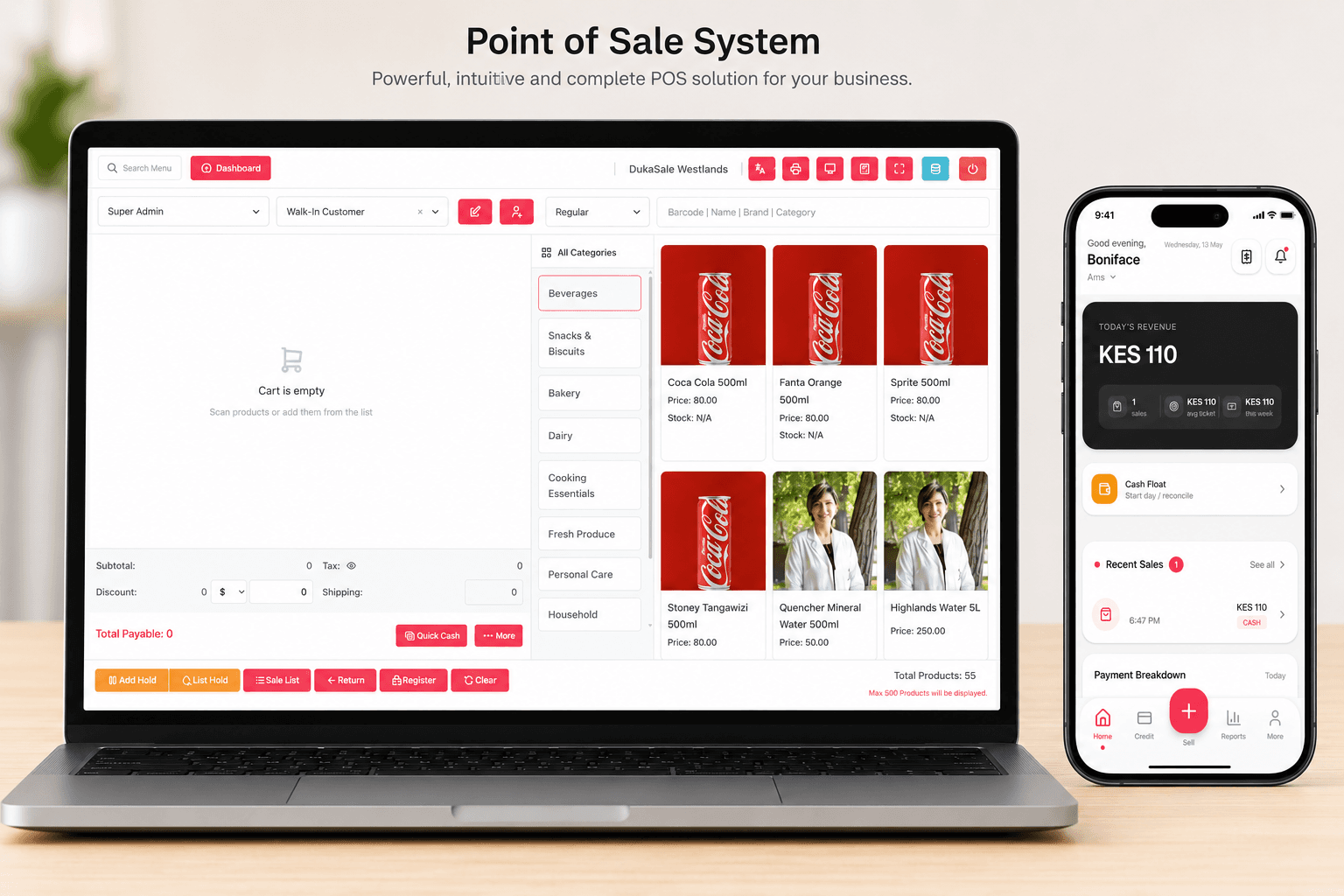 Retail POS checkout